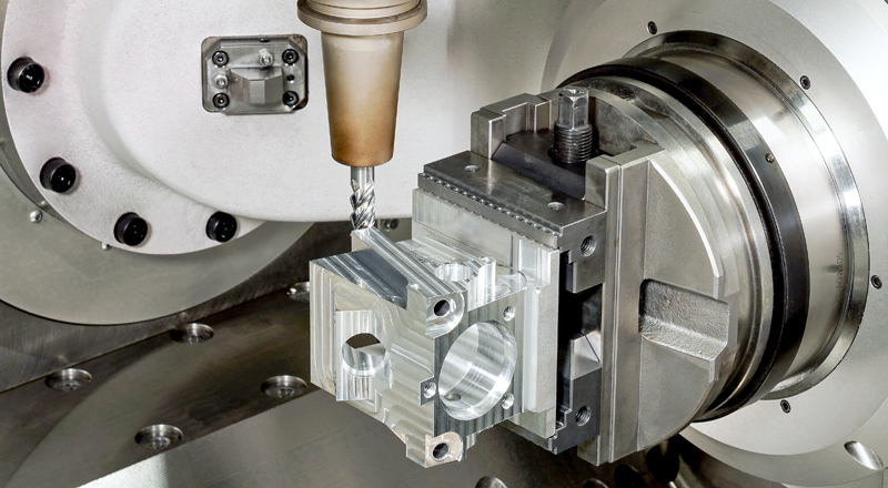 Röders GmbH Drosselklappengehaeuse Maschine RXP601DS Schunk-Zentrumspanner