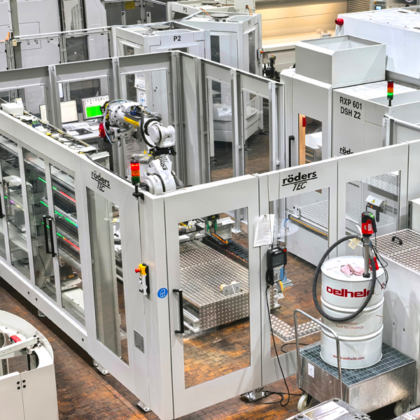 Röders Zelle Automatisierung, Automation