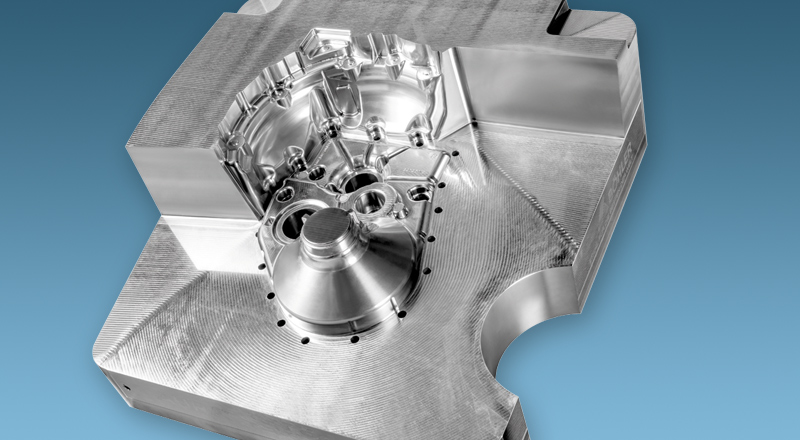 Druckgussform gross, Large die casting mould, © Röders GmbH