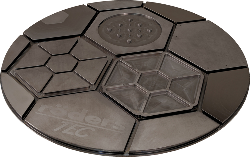 Wafermusterplatte – Wafer plate SiSiC